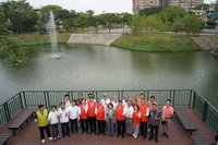 視察萬年溪水岸改善 陳建仁讚城市有河流而美麗