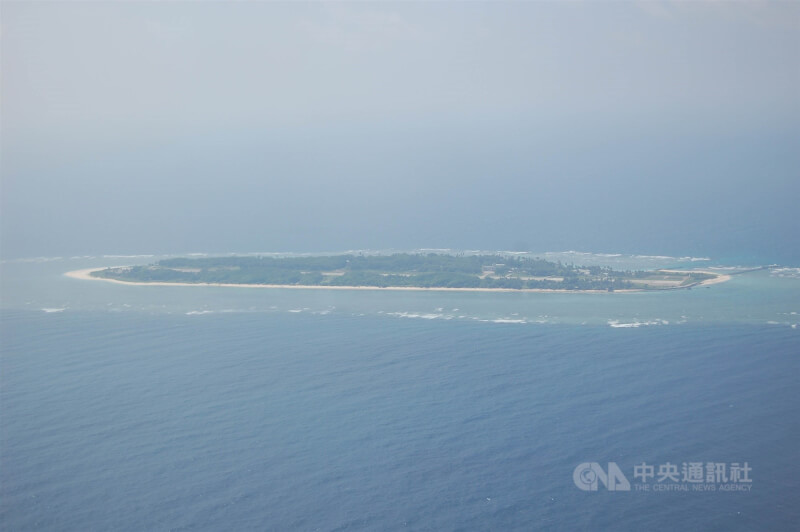 圖為太平島。(中央社檔案照片)