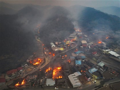 韓國最大野火149小時終獲控制  餘火撲滅還需5、6天